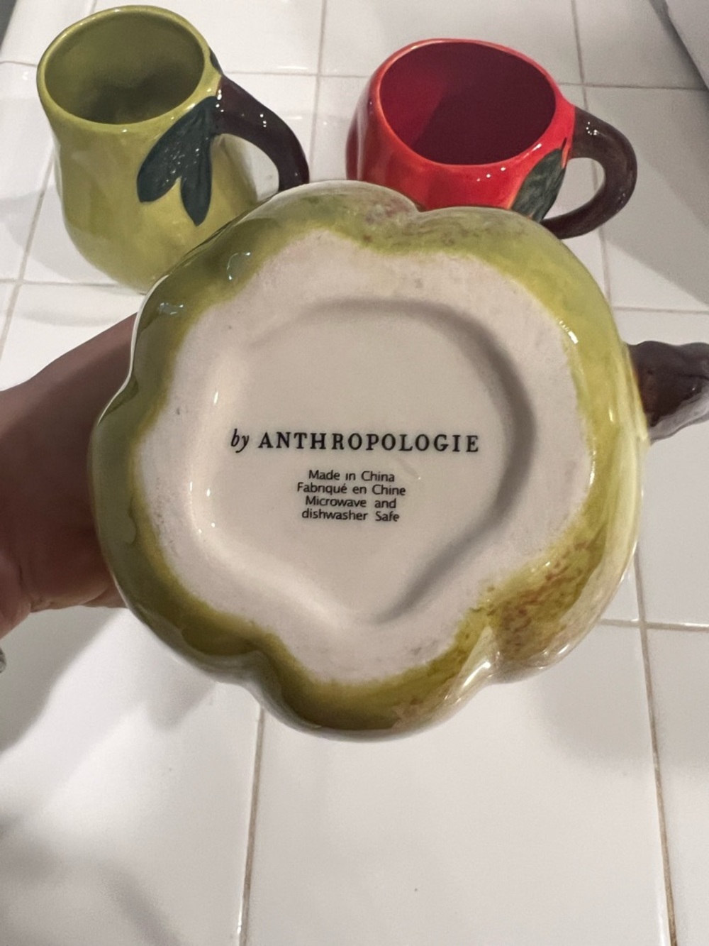 BUNDLE NEW Fruit Mugs Anthropologie - Picture 8 of 12